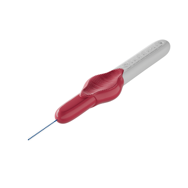 Stoddard OPTIM Soft Interdental Brushes Medium -5mm Green - 25 Brush Bulk Pack (OPTIM Green Bulk) - view of single interdental brush