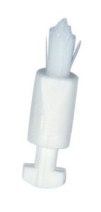 Paro Interspace Sulcus Brush F Refills | Box of 6 Single End Tufted sulcus Brushes | Art 1013 | Precision Cleaning | Compatible with Paro Holders | Ideal for Braces & Orthodontic Appliances | Soft Bristles for Gentle Gum Care | Swiss Made view of the brush zoomed view