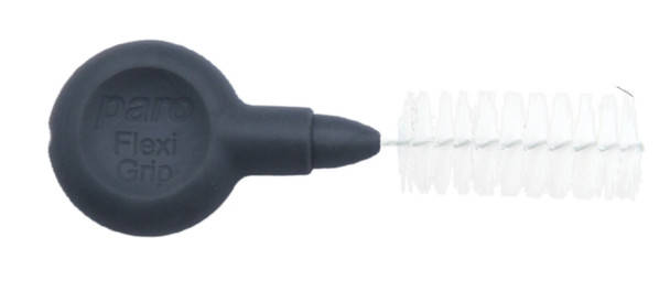 Paro Flexi Grip, X-Large Course, Grey, Cylindrical, 9.5 mm Interdental Brushes - #1080