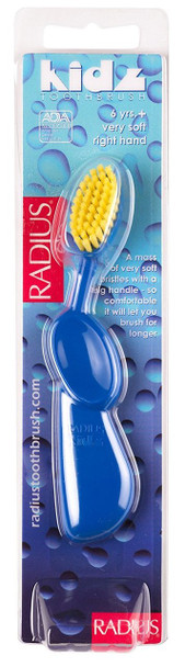 RADIUS Kidz Right Hand Toothbrush, Very Soft Bristles, Age 6 Yrs+