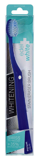 Edel+White Tooth Whitening Stain Eraser Toothbrush view of blue box