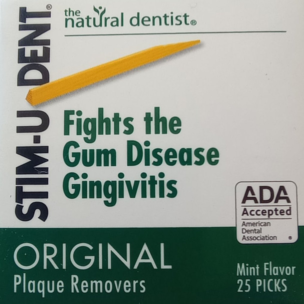 Stimudents Regular Mint Soft Wooden Cleaners – Gentle Interdental Toothpicks for Effective Plaque Removal, Fresh Breath, and Healthy Gums – Portable, Dentist-Recommended Oral Care Sticks for Daily Use and Travel