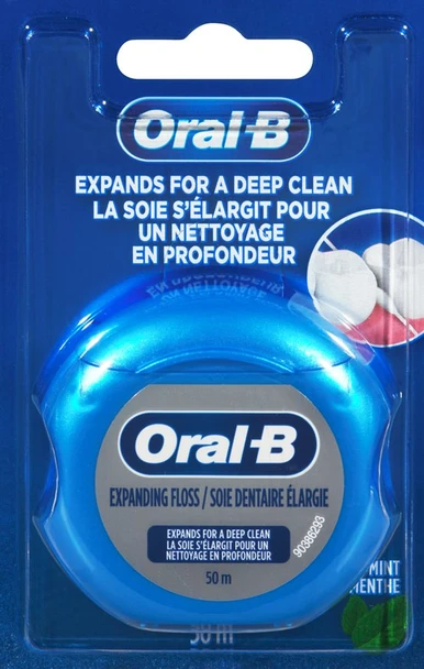 Oral B Expanding Dental Floss - 54.6 yds view of front of package