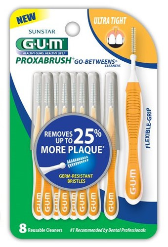 GUM Proxabrush Go-Betweens Spazzolini Interdentali Ultra Stretti 10 Ct - Foto 11