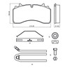 MPBD1777CV - AIR BRAKE DISK PAD STANDAR