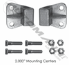 031-00889 - Mud Flap Hanger Bracket Kit, Vertical C-to-C 2, for 5/8 Hanger
