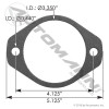 S-C556 - GASKET POWER STEERING PUMP 154916
