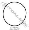 3690234 - Water Pump Seal Cummins X15 EPA17 EPA21