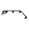 10613 - BLACK ANGLED MUD FLAP HANGER -