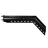 10674 - MUD FLAP HANGER PAIR - 2 1/2 ANGLED BLACK