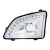 35857 - FOG LIGHT, VOLVO VNL 18+, LED PROJECTOR, CHROME, LH
