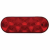 36771B - 10 LED Oval Light (Stop, Turn & Tail) - Red LED/Red Lens (Bulk)