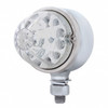 39557 - 17 LED REFLECTOR WATERMELON SINGLE FACE LIGHT - AMBER LED/CLEAR LENS