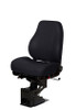 50765.005 - CAPTAIN TRUCK SEAT, HIPRO 95 AIR SUSPENSION, RASCAL BLACK VINYL, MID-BACK