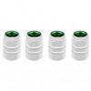 69992 - CHROME VALVE CAP GREEN DIAMOND