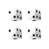 70006 - VALVE CAP SET - WHITE DICE