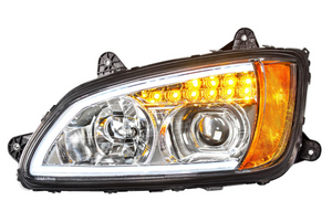 KW003-B0WPL-US11 - HEADLIGHT - KW T660 - LED BAR CHROME LH