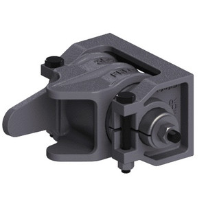 10000941 - Hinge Assy - Rubber Bushed - 3" Channel or Sq. Tubing - Model # 320