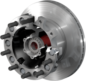 10083193 - HUB & DISC FRONT U ROTOR FREIG