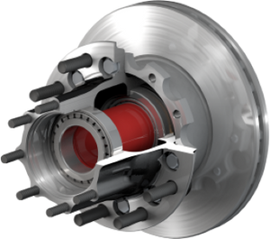 10083230 - HUB & ROTOR - REAR NAVISTAR - U SHAPE - 26K AXLE
