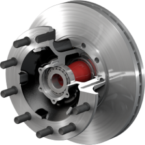 10084063 - HUB & DISC FRONT VOLVO FLAT RO