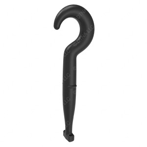 R15-23338-002 - HOOK - FRONT TOW , FORGED IRON - CASCADIA P4 2018+