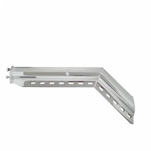 10643 - 45-DEGREE ANGLED HEAVY DUTY MUD FLAP HANGERS - 2-1/2" BOLT PATTERN (PAIR)