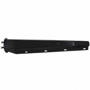 10838 - HEAVY DUTY MUD FLAP HANGER PAIR - BLACK, STRAIGHT, 1-1/8 in