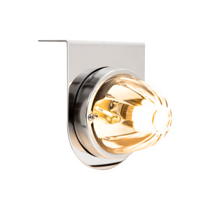 20406 - CLEAR GLASS WATERMELON LIGHT KIT W/AMBER LED