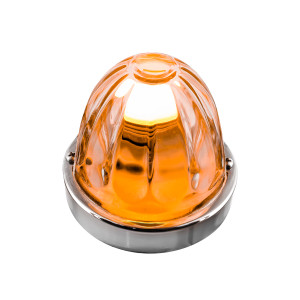 20410 - GLASS WATERMELON LED LIGHT CLEAR/AMBER