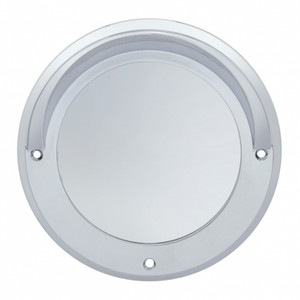 34075 - 4IN MIRROR BEZEL W VISOR