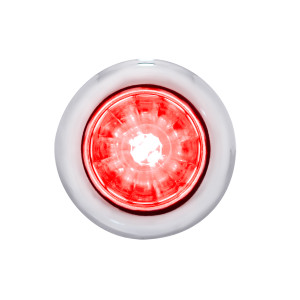 34850 - 4 LED MINI WATERMELON LIGHT RED/CLEAR