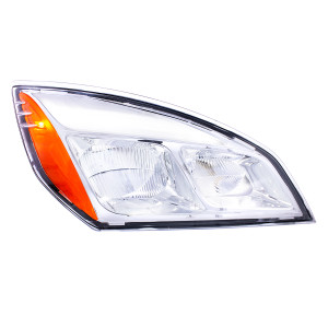 35738 - HEADLIGHT CASCADIA P4, LED, CHROME, RH