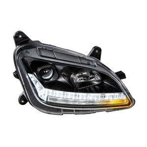 35782 - HEADLIGHT PET 587 579 BLACK RH