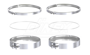 35827 - DPF V-Band Clamp Kit DD13 DD15 DD16
