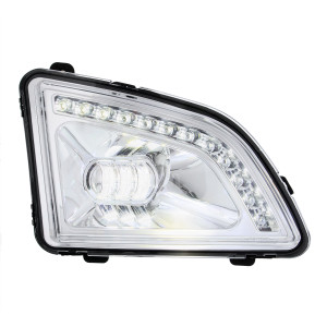 35858 - FOG LIGHT, VOLVO VNL 18+, LED PROJECTOR, CHROME, RH