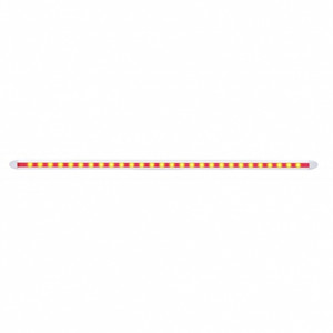 36881 - SLIM LED LIGHT RED CLEAR LENS