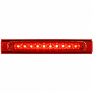 37166 - LED REFLECTOR PLATE LIGHT RED
