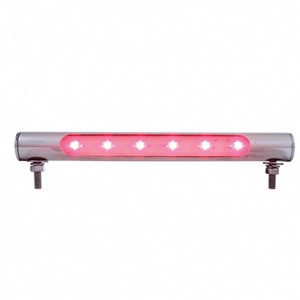 37588 - 6 LED SS TUBE LIGHT RED