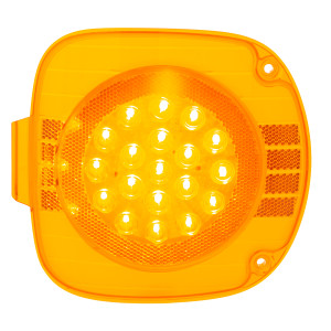 38928 - 22 LED FL P/T/ LIGHT AMBER