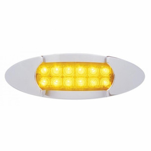 38958 - AMBER LED PB REFL/MAVERICK RIM