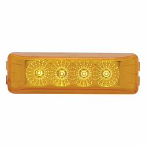 39463 - 4 LED RECT. LT.AMBER