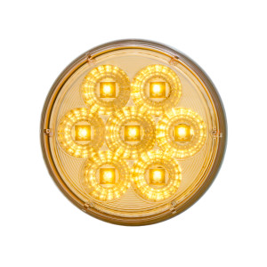 39974 - 7 LED RED LT OVAL CLEAR LENT
