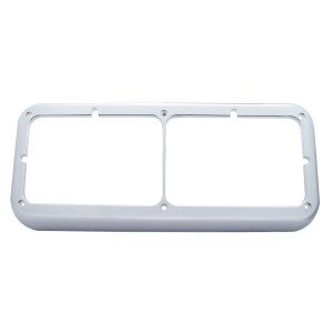 40978 - (CARD) CHROME PLASTIC DUAL HEA
