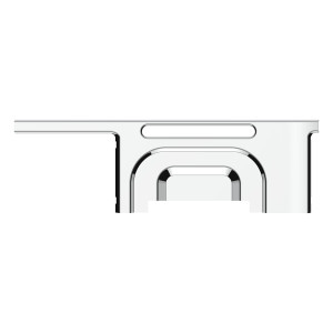 41230 - (CARD) CHROME PLASTIC 2006+ PE