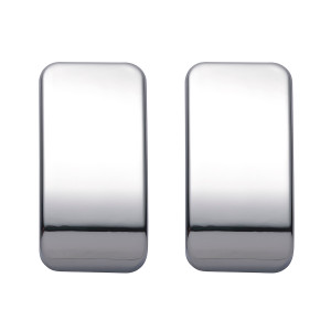 41453 - CHROME PLASTIC BLANK SWITCH COVERS FOR KENWORTH T680, T880, W990