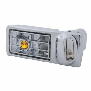 41515 - 4 LED RECT REFL RED/CLEAR LENS