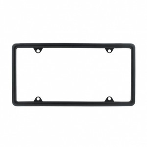 50004 - LICENSE PLATE BLACK THIN