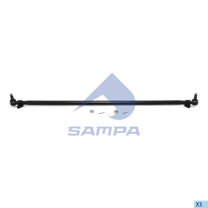 502.233 - CROSS TUBE ASSY 63.625" X 1-1/8 MERITOR VOLVO