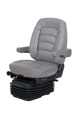 5110001-902 - SEAT - WIDE RIDE+SERTA® - GREY ULTRA-LEATHER, LOPRO, DUAL 16" ARMRESTS, MID-BACK